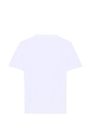 white logo print crew neck GUCCI KIDS | 575114XJHPS9320